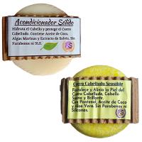 Acondicionador Sólido + Champú Sólido Cuero Cabelludo Sensible. Pumarshop Cinnia Natura. Suaviza el Cabello y Nutre. Elimina y Calma el Picor. - details 2