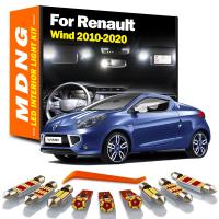 Kit De 11 Luces LED Para Interior De Coche Compatible Con Renault Wind 2010-2020 Luz De Lectura Farol Trasero Accesorios De Lámpara - details 0