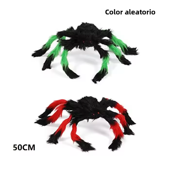 Decoración De Halloween Grande Araña De Peluche Simulación Propiedad De Fiesta Horror Material Plástico Para Occasión De Fiesta - 1