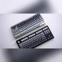 Keycaps Gris Gradiente PBT Material Dye Sublimation 125 Teclas Perfil Cherry Para Teclado Mecánico Accesorios De Teclado - details 12