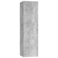 vidaXL Set muebles de salón TV 4 pzas madera ingeniería gris hormigón - details 3