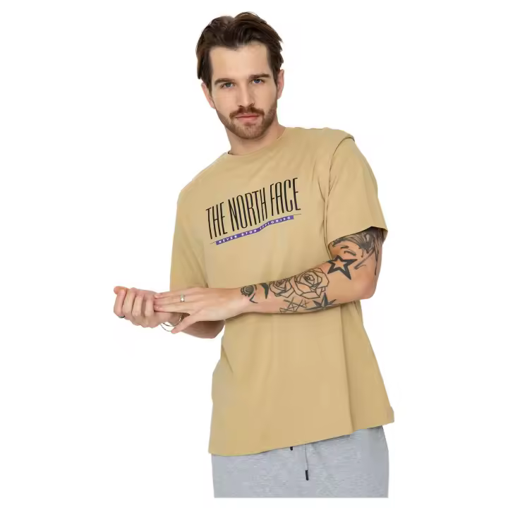 Camiseta de Manga Corta The North Face Tnf Est 1966 para hombre en color marron - 1
