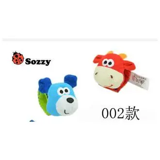 Correa de reloj para bebé recién nacido Sozzy, decoración para bebé de 0 a 1 año, pulsera con sonajero, juguete de regalo - 1
