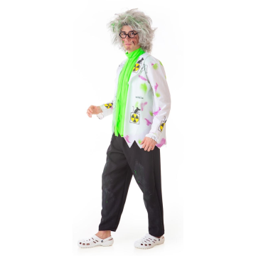 W WIDMANN MILANO Camisa De Fiesta Funky De Los 80 - Estilo Retro Con Colores Brillantes, Talla L/XL Para Adultos, Ideal Para Carnaval Y Fiestas Temáticas