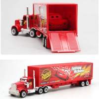 Set de 7 coches de carreras de Cars 2 con el logo de Rayo McQueen y camión Mack, regalo - WELLNGS - details 1