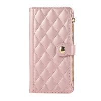 Cartera De Cuero Crossbody Con Cremallera Para Xiaomi Redmi Note 13 pro plus 12 11 13C 13T Poco M6 X6 X5 Con Correa Y Diamantes - details 7
