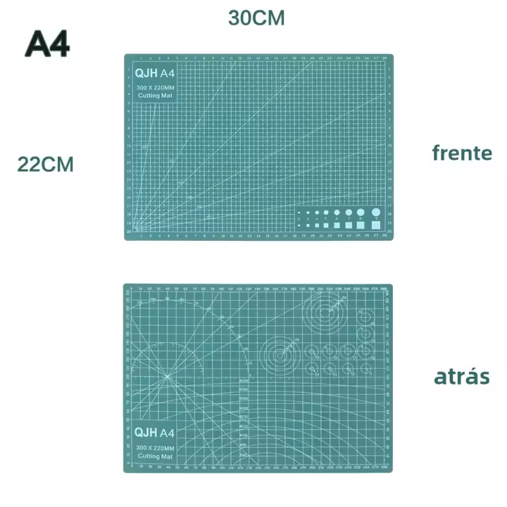 Almohadilla De Corte PVC A2 A3 A4 Para Mesa Resistente Al Desgaste Y Auto-heal Para Procesos De Cuero Y Carving DIY Estudiante - 1