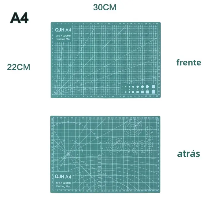 Almohadilla De Corte PVC A2 A3 A4 Para Mesa Resistente Al Desgaste Y Auto-heal Para Procesos De Cuero Y Carving DIY Estudiante - 1