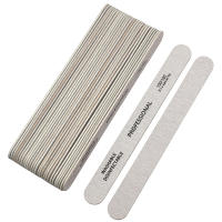 10pcs Archos De Uñas De Madera Para Manicura Y Pedicura 100/180 Arco Iris Espesor Profesional Para Polímero UV Gel Negro - details 1