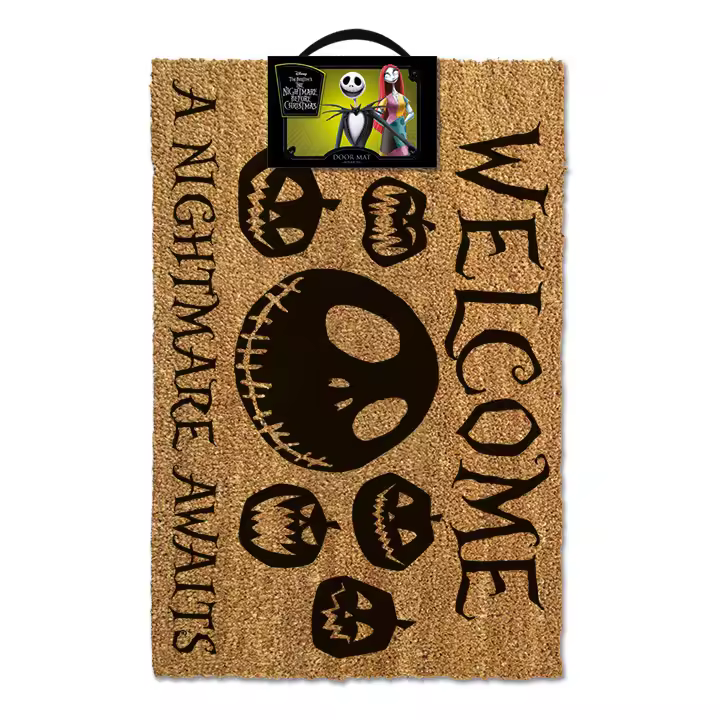 DISNEY (THE NIGHTMARE BEFORE CHRISTMAS) - FELPUDO A NIGHTMARE AWAITS - 1