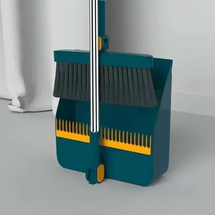 Juego De Limpieza Para Interiores Con Manija Larga No Aderesada Para Piso Y Polvo Producto De Limpieza Para El Hogar - 1