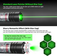 Puntero Láser Verde de Larga Distancia - Linterna Táctica USB - Ideal para Mascotas, Escalada, Caza y Reuniones - details 2