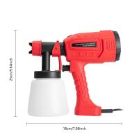 PISTOLA DE  PULVERIZACIÓN eléctrica, pulverizador de pintura de alta potencia, aerógrafo con revestimiento de acero para muebles, fácil de pintar, enchufe europeo, 1000ML - details 5