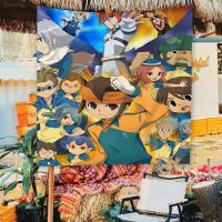 Bandera De Anime Inazuma Eleven Para Decoración De Sala De Estar Dormitorio Estándar De Madera De Bambú Material De Poliéster Tamaño Variado - details 4