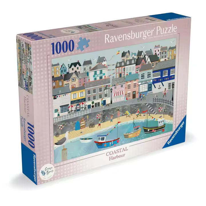 RAVENSBURGER PUZZLE 1000 PIEZAS ILUSTRADOS COASTAL HARBOUR 1000 PIEZAS 5x33x25 Cms. - 1
