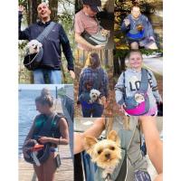 Bolsa portátil para perros Bolsa transpirable de malla para perros y gatos Cachorro de mascotas Bolsa de hombro Bolsa de viaje ajustable para mascotas pequeñas Perro, S - details 3