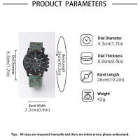 Set De 4 Relojes Deportivos Para Hombre Moda Negocios Cuarzo Pulsera De Cuero Marrón Reloj Casual Para Varones - details 1