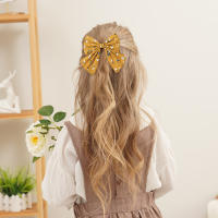 Pinza Para El Cabello De Algodón Con Flores Para Bebés Y Niñas Accesorios De Moda Para El Cabello Estilo Dulce Y Tierno - details 1