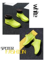 Botas De Lluvia Térmicas Para Hombre Con Peluche Antideslizantes Impermeables De Bajo Talle Para Cocina Lavado De Coche Pesca - details 12