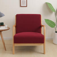Cubierta De Silla De Mano Elástica De Color Sólido Con Cierre De Cremallera Protector De Muebles Lavable Para Decoración Del Hogar - details 5