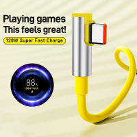 Cable De Carga Rápida USB Tipo C 90 Grados Para Xiaomi 14 13 12 11Pro Ultra Lite Redmi Note 120W/67W Con Corriente Máxima De 6A Cable Elbowed Para Juegos Material Diverso - details 7