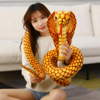 Juguete De Peluche Cobrera Simulada En Colores Variados 80/170/240cm Juguetes Suaves Decoración Para El Hogar Animales De Peluche Divertidos Y Falsos Dibujos Animados Para Adultos - details 2