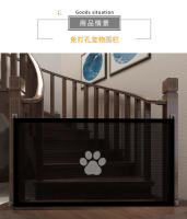 Valla Para Perros Con Red Isolada Y Andén Plegable Malla Respirable Playpen Para Seguridad De Mascotas Fences Para Animales - details 4