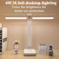 Lámpara De Mesa Plegable USB Recargable LED Táctil 3 Niveles De Brillo Protección Ocular Para Dormitorio Y Oficina - details 0