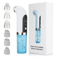Limpiador de Poros Electrico Succionador, Limpiador Facial Ajustable de 3 Modos, Equipado con 6 Cabezales de Succión Reemplazables, Limpiador Facial con Pantalla LED, Adecuado para Hombres y Mujeres, san valentin regalos mujer - details 10