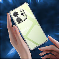 Funda De Teléfono Antichoque Para Xiaomi Redmi Note 14 4G 14Pro 14ProPlus 5G Cubierta Trasera Transparente Y Clara Accesorios Para Teléfonos Móviles - details 4