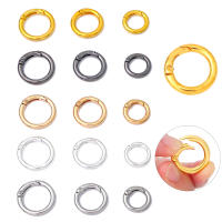 Aceros Alianza Abierta Alrededor De 10pcs Anillo Circular Hebilla De Luggage Hebilla Circular Colgante Para Luggage Anillo De Luggage De Aleación De Metal - details 1