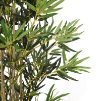 vidaXL Árbol de bambú artificial con 1380 hojas verde 200 cm - details 1
