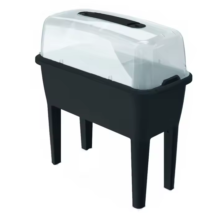 Prosperplast Huerto Urbano con Invernadero de 52 Litros en Polipropileno - Ideal para Jardin Terraza Balcon Cobertizo Patio Corral - 1