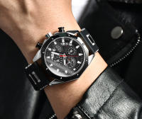 Reloj Deportivo De Lujo Para Hombre LIGE 2025 Reloj De Cuarzo Impermeable Con Cronógrafo Y Fecha Correa De Silicona Moda Y Casual - details 18