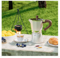 GIANXI Moka Pot 150/300ML Vintage Clásico Caféware Hacer Espresso Aluminio Kettle Latte Para Estufa Accesorios De Café - details 14