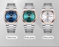 Reloj De Cuarzo Para Hombre PAAZOMU Con Pantalla Luminosa Y Multifuncional Acero Inoxidable Resistente Al Agua Cronógrafo Fecha Estilo Casual - details 5