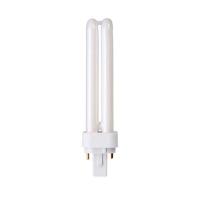 5 uds bombilla PLC bajo consumo 2 tubos, bombilla fluorescente 2U luz fria/blanca 6400K, 26W, 1560lm, 220V a 240V, Don Feliz - details 0