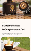 Lámpara De Aceite Retro Portátil Con Altavoz Bluetooth 2 En 1 Recargable Portátil Para Dormitorio Barra Externa Camping - details 11