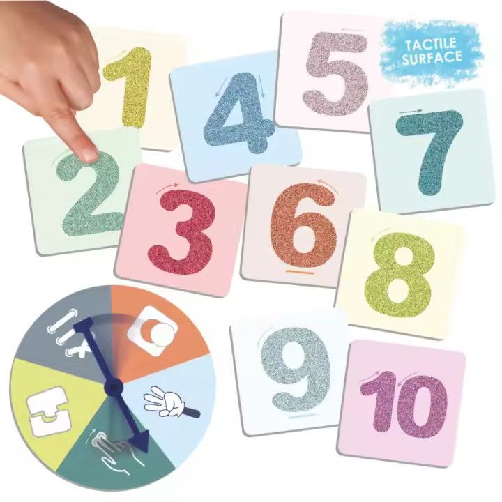 Juego Educativo Montessori de Números del 1 Al 10 para Aprendizaje Multisensorial - 1