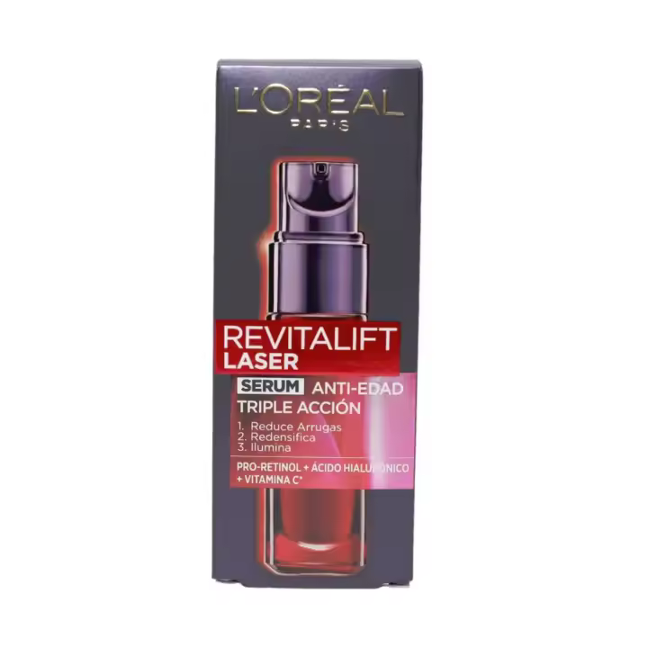 L'Oreal Paris - Revitalift Laser x3  Sérum antiedad - Triple acción 30ml. - 1