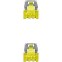 Tooq Cable de Red Ethernet RJ45 LSZH Cat.6A SFTP, AWG26, 100% Cobre, Libre de alogenos, Blanco, latiguillo de 1.0mts - details 3