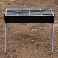 Aktive - Barbacoa de carbón de acero con parrilla de 60x30 cm, estructura resistente y compacta, fácil montaje y limpieza, ideal para jardín, terraza y camping - details 5