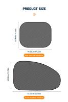 Protector Solar Para Coche Cortina De Ventana Malla Visera De Verano Protección UV Cortina De Ventana Trasera Fiel Al Tamaño - details 9