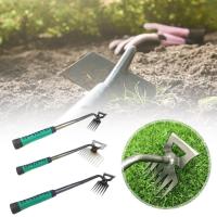 Shovel Rastrillo De Jardín 2-en-1 Con 5/6/11 Dientes Herramienta Manual Para Rañadura Y Jardinería Desbrozadora De Tierra - details 1