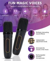 Altavoz Subwoofer de Karaoke con Microfono Doble, Bluetooth, 100W, Cambiador de Voz - details 7