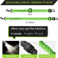 Cinturón De Seguridad Ajustable Para Gatos Y Perros Accesorios De Viaje Reflectante Elástico Para French Bulldog Y Otros Mascotas - details 7