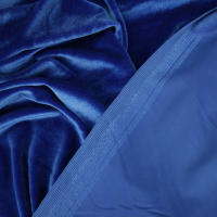 Almacenes Casa Angel TEJIDO TERCIOPELO ELÁSTICO POR METROS COLOR AZUL ,ANCHO 150cm - details 0