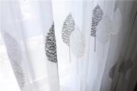 1PC Cortina De Tules Blancas Transparentes Para Sala De Estar Balcones Dormitorios Modernas Bordadas Cortina De Juego De Ventanas - details 4