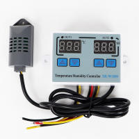 Controlador De Temperatura Y Humedad Digital LED Para Incubador XH-W1099 Interruptor De Enfriamiento Y Calentamiento Con Sensor De Humedad 110V-220V - details 7