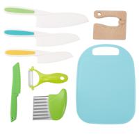 Cuperinox Set de Cuchillos Niños | Cuchillos Infantiles |  Método Montessori | Juego de 8 Piezas | Seguro y Divertido para Niños de +2 años | Incluye Tabla de Cortar, Pelador y Cuchillo de Madera | Cocina Creativa para Niños | Cuperinox Kids Collection - details 0